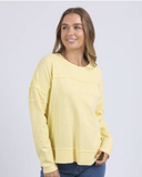 Foxwood Jayne Stripe Throw on Top - Lemon