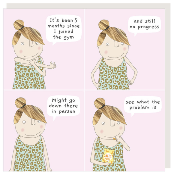 Greeting Card Rosie Made A Thing - No Progress