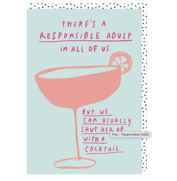 Greeting Card Rosie Made A Thing - Responsible Adult