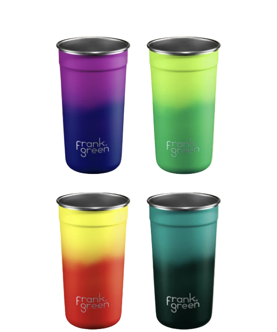 Assembled Colour Change 16oz Stainless Steel Reusable Party Cup 4 Pack