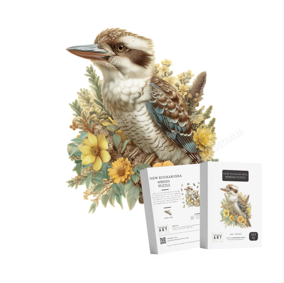 Wooden Puzzle Art - Kookaburra