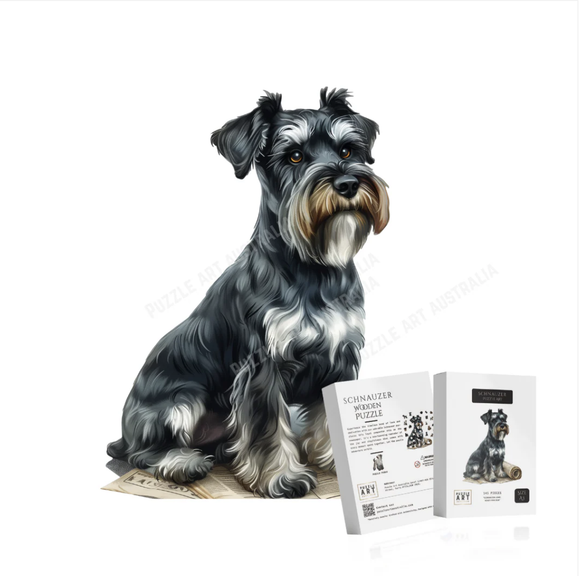 Wooden Puzzle Art - Schnauzer