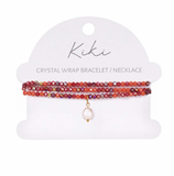 KiKi Crimson Flame Crystal Wrap Jewellery