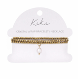 KiKi Golden Mirage Crystal Wrap Jewellery