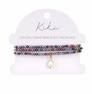 KiKi Purple Haze Crystal Wrap Jewellery
