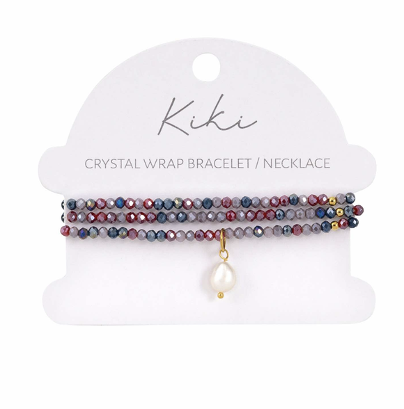 KiKi Purple Haze Crystal Wrap Jewellery