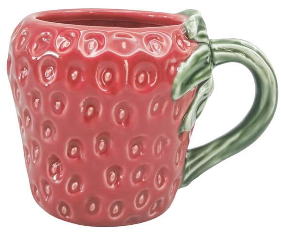 Strawberry Mug Red 9cm