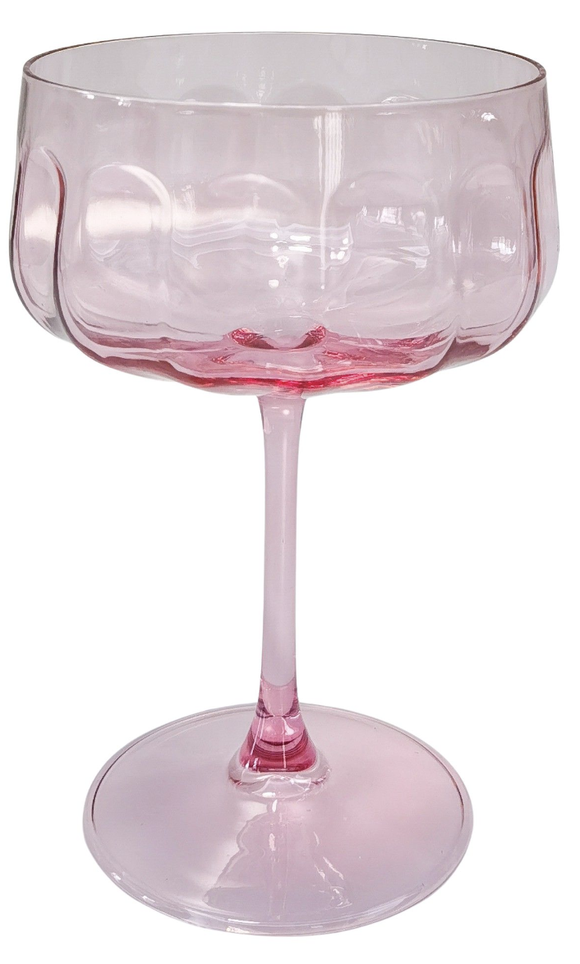 Tillie Coupe Glass Pink 16cm
