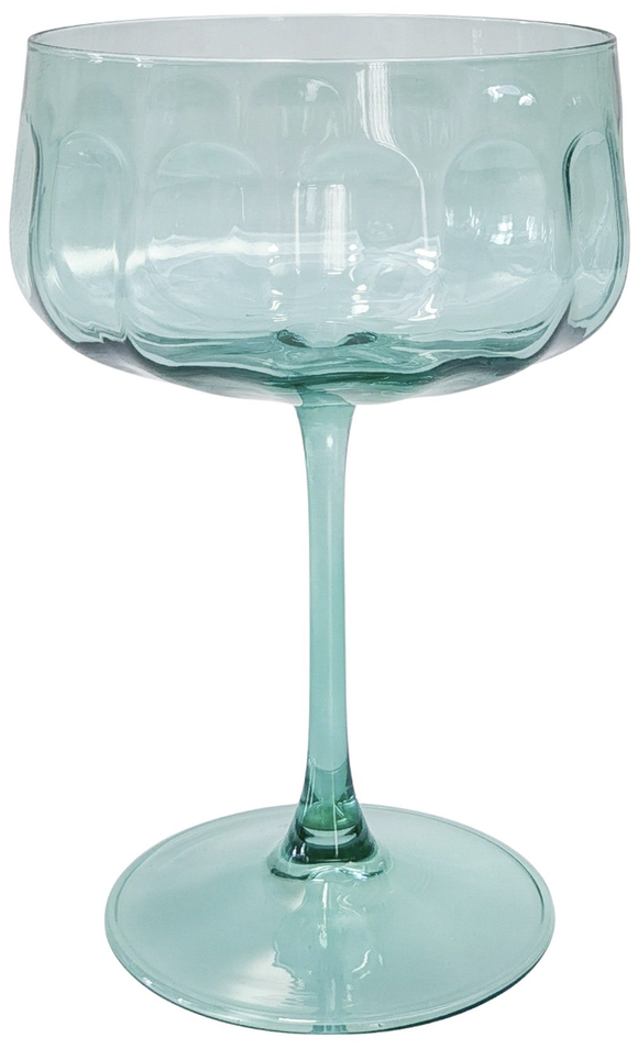 Tillie Coupe Glass Green 16cm