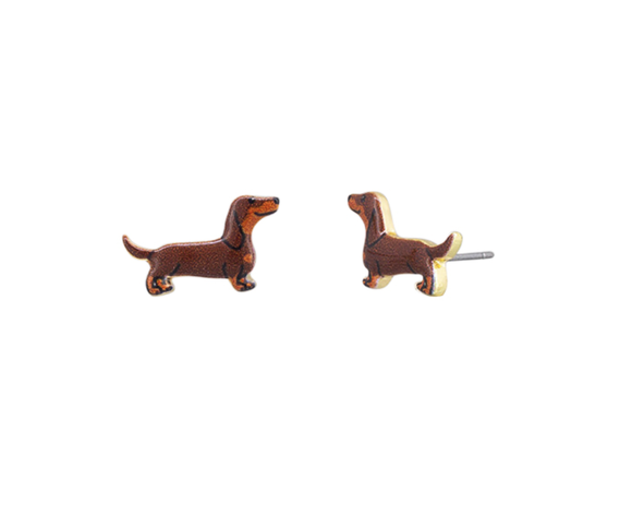 Tiger Tree Earrings - Chocolate Wilhelmina