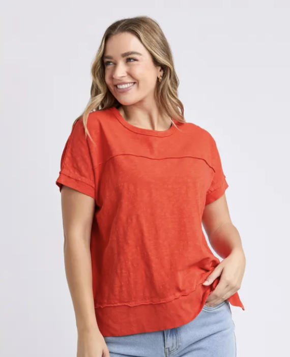 Foxwood Allison Tee - Tangelo