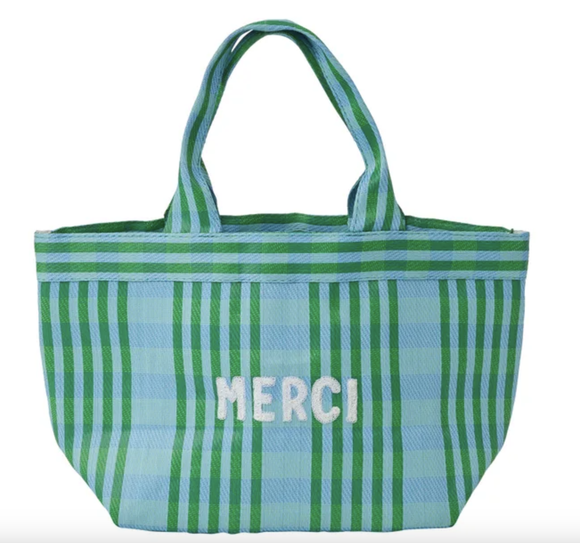 Merci Recycled Lunch Cooler 40x22cm Green