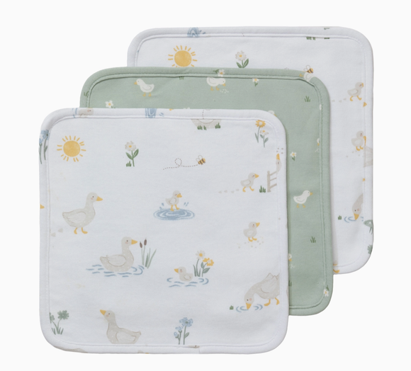 3 Pack Wash Cloths - Goosey Goosey
