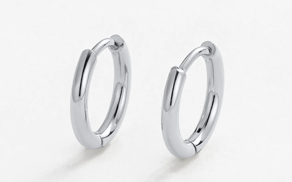 Zafino Delilah hoop - Small / Silver