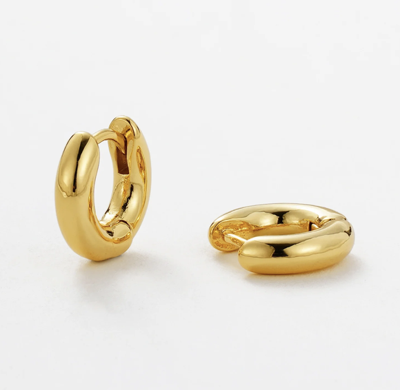 Zafino Earrings - Kendall Huggie - Gold