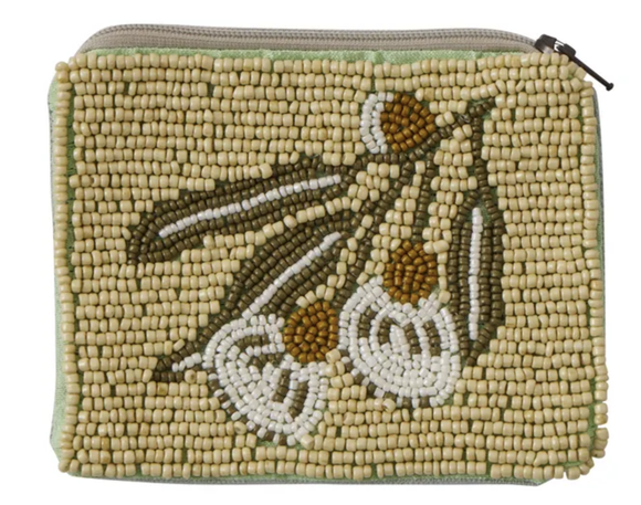 Pippa Beaded Coin Purse 12x9cm Multi