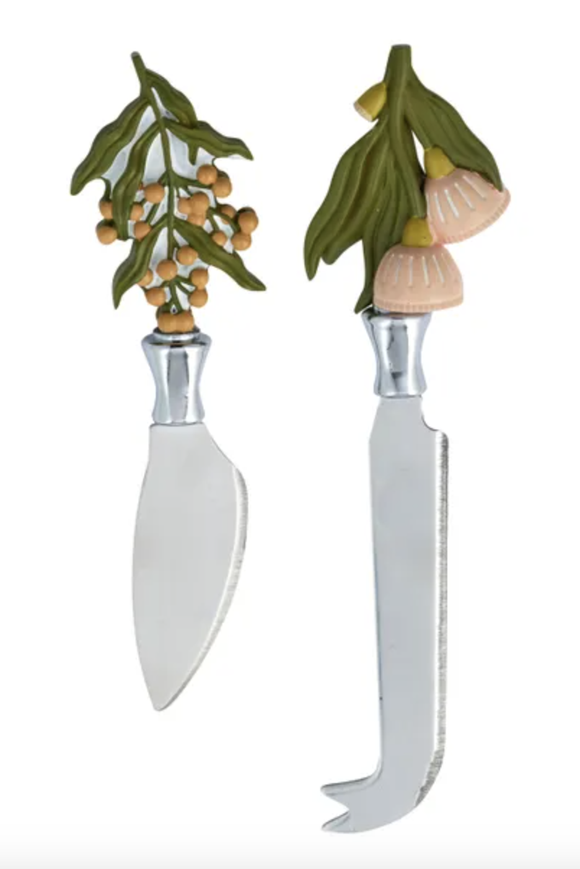 Madge S/2 Resin Cheese Knives 3x14cm