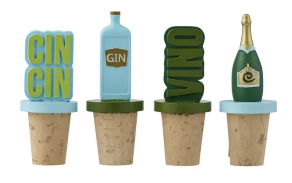 Cavendish Resin Bottle Stop 6cm 4 Assorted Design