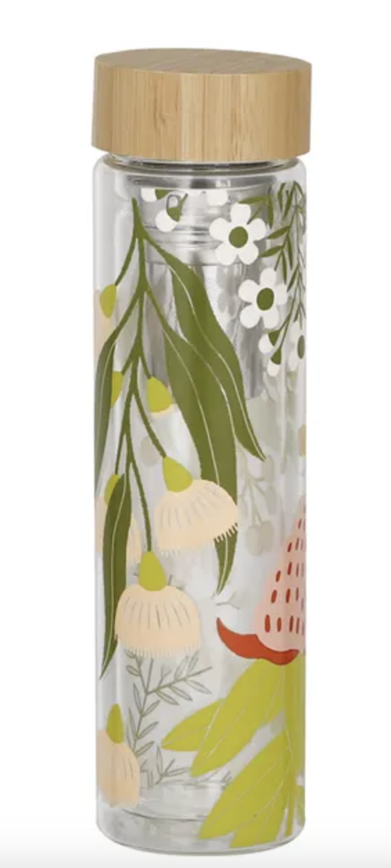 Daphne Double Wall Glass Infuser 7x25cm