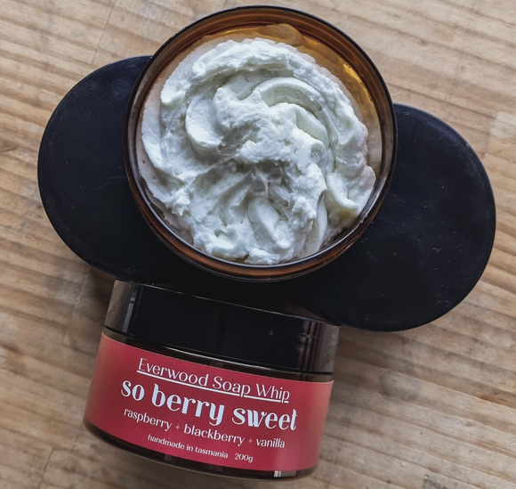Everwood Whipped Soap - So Berry Sweet 200g