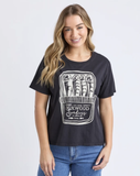 Foxwood Pesce Tee - Washed Black