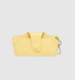 Louenhide Skittle Sunglass Case - Woven Butter Yellow