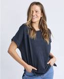 Foxwood Allison Tee - dark sapphire