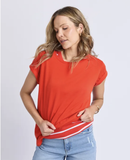 Foxwood Manly Tee - Tangelo