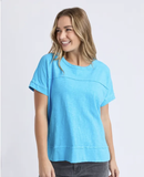 Foxwood Allison Tee -  Azure blue