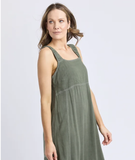 Foxwood Sage Dress - Khaki