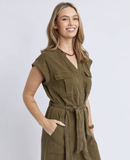Foxwood Dakota Dress - Dark Olive