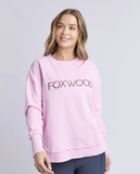 Foxwood Simplified Metallic Crew - Bright Pink