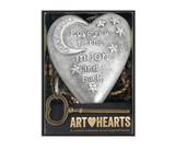 Love You To The Moon - Art Hearts