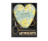 Daughter You Make The World Brighter - Art Hearts