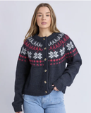 Foxwood Verbier Knit Crew - Dark Sapphire
