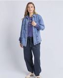 Foxwood Ace Over Shirt - Mid Blue