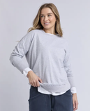 Foxwood Farrah Long Sleeve - Grey Marble