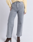 Foxwood Sarah Wide Leg Jean - Washed Grey