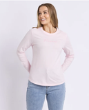 Foxwood Signature Long Sleeve Tee - Ballerina Pink
