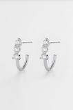 Zafino Earring Mara Hoop - Silver