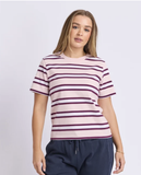Foxwood Pure Stripe Tee - Ballerina Pink