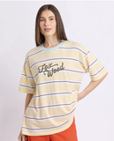 Foxwood Classic Stripe Tee - Butter Stripe