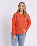 Foxwood Jayne Throw on Top - Grenadine