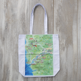 Tote Bag - Tamar Valley 2.0 Wine Region Map