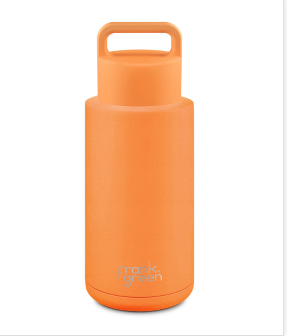 Frank Green - Reusable Bottle Grip Lid 34oz Neon Orange