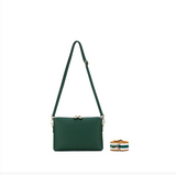 Black Caviar Designs Kiara Crossbody Clutch - Forest Green