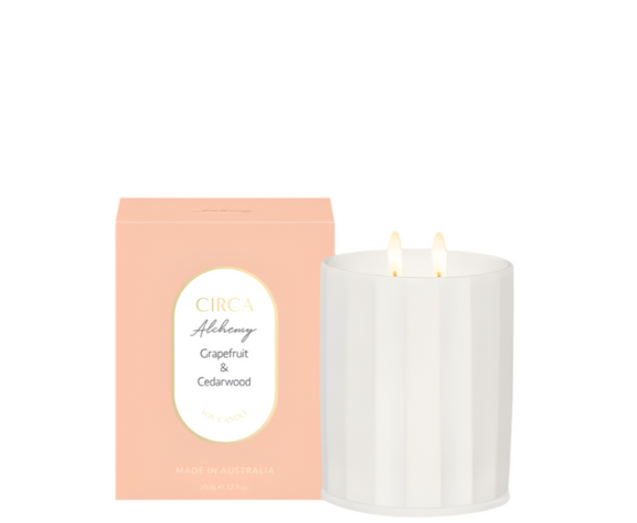 Circa Candle 350g - Kitchen Alchemy - Grapefruit & Cedarwood