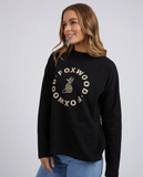 Foxwood Statement Long Sleeve - Washed Black