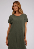 Foxwood Allison Tee Dress - Khaki