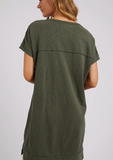 Foxwood Allison Tee Dress - Khaki